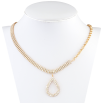 Колье Xuping Позолота 18K Кристальный блеск длина 40-44см х 4-6мм фото №2 Колье Xuping Позолота 18K Кристальный блеск длина 40-44см х 4-6мм фото №2
