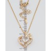 Кулон на ланцюжку Xuping Позолота 18K Кришталеве сердечко довжина 41-46см х 1.5мм фото №3 Кулон на ланцюжку Xuping Позолота 18K Кришталеве сердечко довжина 41-46см х 1.5мм фото №3