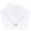 Подвеска на цепочке Xuping Позолота 18K Дуэт сердец с цирконием длина 41.5,43.5,45.5см х 1мм фото №2 Подвеска на цепочке Xuping Позолота 18K Дуэт сердец с цирконием длина 41.5,43.5,45.5см х 1мм фото №2