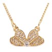 Подвеска на цепочке Xuping Позолота 18K Дуэт сердец с цирконием длина 41.5,43.5,45.5см х 1мм фото №3 Подвеска на цепочке Xuping Позолота 18K Дуэт сердец с цирконием длина 41.5,43.5,45.5см х 1мм фото №3
