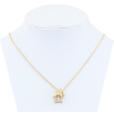 Кулон на цепочке Xuping Позолота 18K Пингвин с танцующим кристаллом длина 41,5-45см х 1мм фото №2