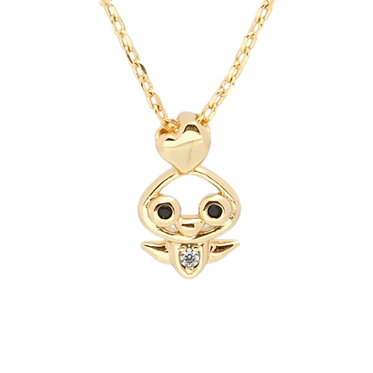 Подвеска на цепочке Xuping Позолота 18K Цыплёнок длина 46-49см х 1мм фото №4