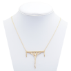 Подвеска на цепочке Xuping Позолота 18K Элегантность длина 43-46см х 1мм фото №2 Подвеска на цепочке Xuping Позолота 18K Элегантность длина 43-46см х 1мм фото №2