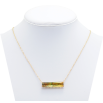 Подвеска на цепочке Xuping Позолота 18K Желто-зеленый кристалл длина 47-50см х 1мм фото №2