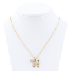 Подвеска на цепочке Xuping Позолота 18K Коляска с сердечком длина 46-51см х 2мм фото №2 Подвеска на цепочке Xuping Позолота 18K Коляска с сердечком длина 46-51см х 2мм фото №2
