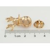 Брошка Xuping Позолота 18K Олень Рудольф фото №2 Брошка Xuping Позолота 18K Олень Рудольф фото №2
