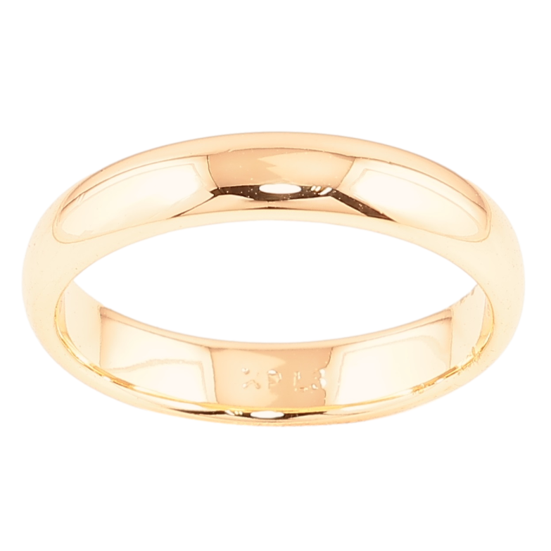 Кольцо Xuping M&L Цвет 18K Обручальное, ширина 4мм фото №2 Кольцо Xuping M&L Цвет 18K Обручальное, ширина 4мм фото №2