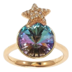 Кольцо Xuping цвет Позолота 18K с кр-ми Swarovski "Кристалл Paradise Shine с звездой" фото №2