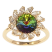 Каблучка Xuping колір Позолота 18K з кр-ми Swarovski "Квітка з кристалом Vitrail Medium" фото №2 Каблучка Xuping колір Позолота 18K з кр-ми Swarovski "Квітка з кристалом Vitrail Medium" фото №2