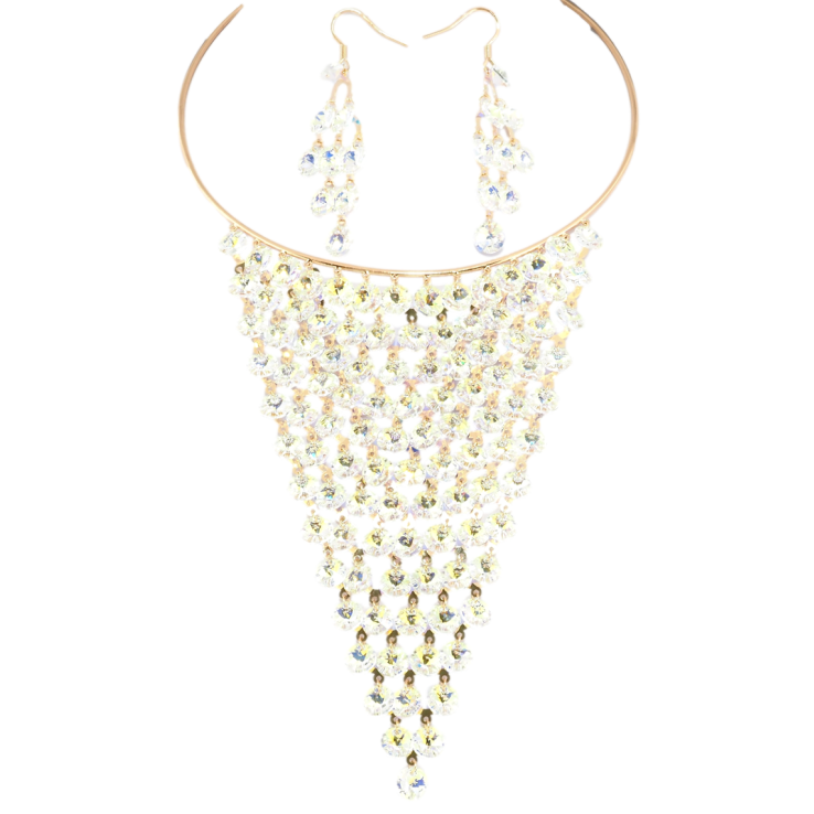 Набор Колье Серьги Xuping цвет 18K с кр-ми Swarovski Роскошь кр-лов Shimmer ø 12см + 5,5см доп.цеп. фото №18 Набор Колье Серьги Xuping цвет 18K с кр-ми Swarovski Роскошь кр-лов Shimmer ø 12см + 5,5см доп.цеп. фото №18