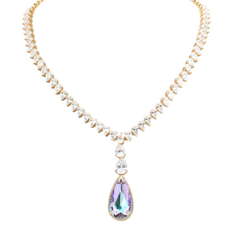 Кольє Xuping колір 18K з кр-ми Swarovski Витончений блиск кристалу Paradise Shine довжина 51см х фото №3 Кольє Xuping колір 18K з кр-ми Swarovski Витончений блиск кристалу Paradise Shine довжина 51см х фото №3