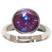 Кольцо Xuping цвет Родий с кр-ми Swarovski "Кристалл Amethyst Delite" ø 10мм фото №2 Кольцо Xuping цвет Родий с кр-ми Swarovski "Кристалл Amethyst Delite" ø 10мм фото №2