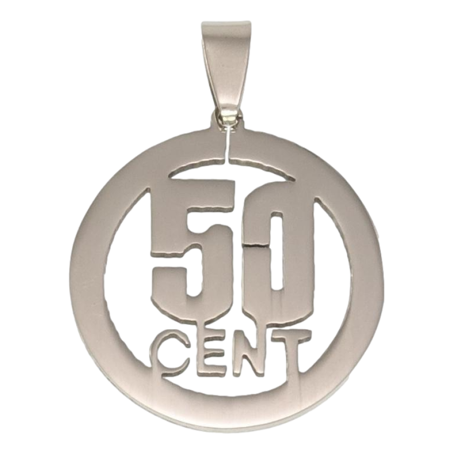 Кулон Нержавейка 50 центов фото №1