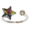 Каблучка Xuping колір Родій із кристалами Swarovski "Кристальна зірочка Vitrail Medium" фото №2