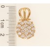 Кулон Xuping Позолота 18K Коло інкрустація цирконієм з декоративною петелькою фото №2