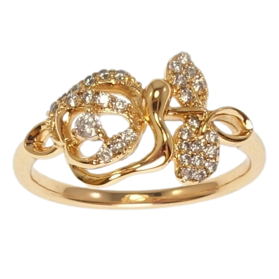 Каблучка Xuping Позолота 18K Троянда фото №1 Каблучка Xuping Позолота 18K Троянда фото №1