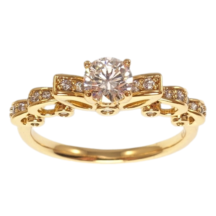 Каблучка Xuping Позолота 18K Живописність фото №4 Каблучка Xuping Позолота 18K Живописність фото №4