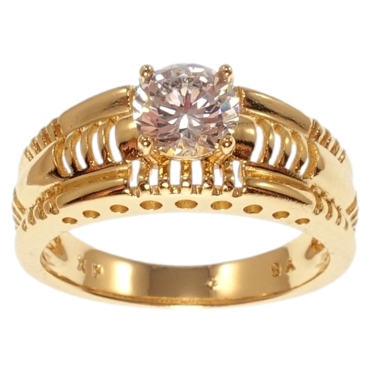 Каблучка Xuping Позолота 18K Різний орнамент із кристальною вставкою фото №18 Каблучка Xuping Позолота 18K Різний орнамент із кристальною вставкою фото №18