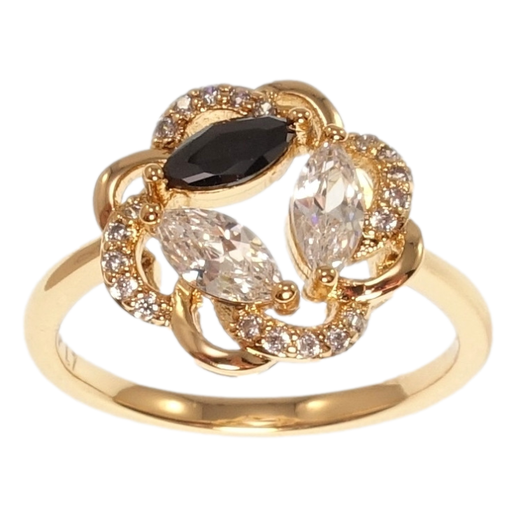 Каблучка Xuping Позолота 18K Сонячна квітка фото №18 Каблучка Xuping Позолота 18K Сонячна квітка фото №18