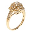 Кольцо Xuping Позолота 18K Роскошный цветок фото №2 Кольцо Xuping Позолота 18K Роскошный цветок фото №2