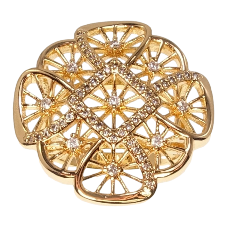 Каблучка Xuping Позолота 18K Фантазійний Візерунок фото №17 Каблучка Xuping Позолота 18K Фантазійний Візерунок фото №17