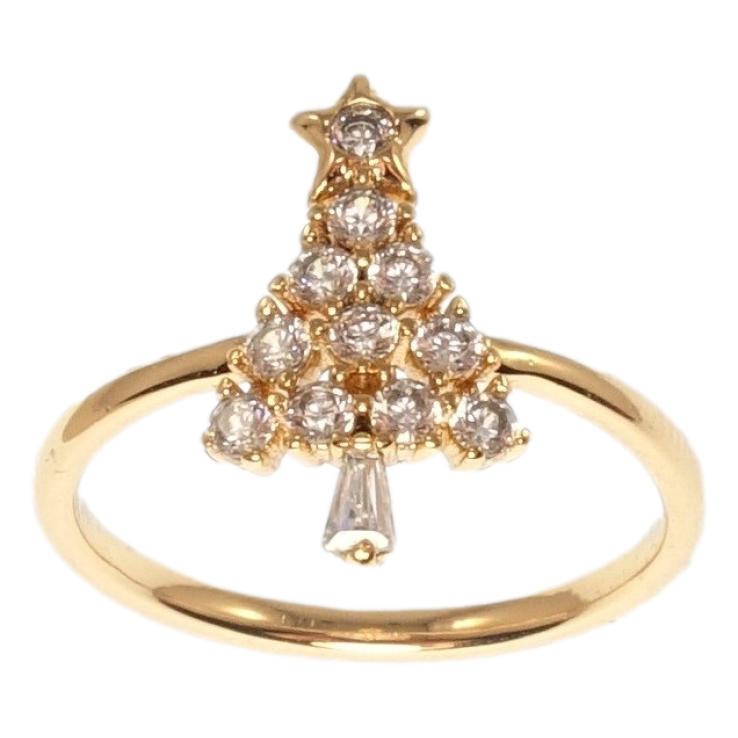 Каблучка Xuping Позолота 18K Ялинка фото №23 Каблучка Xuping Позолота 18K Ялинка фото №23