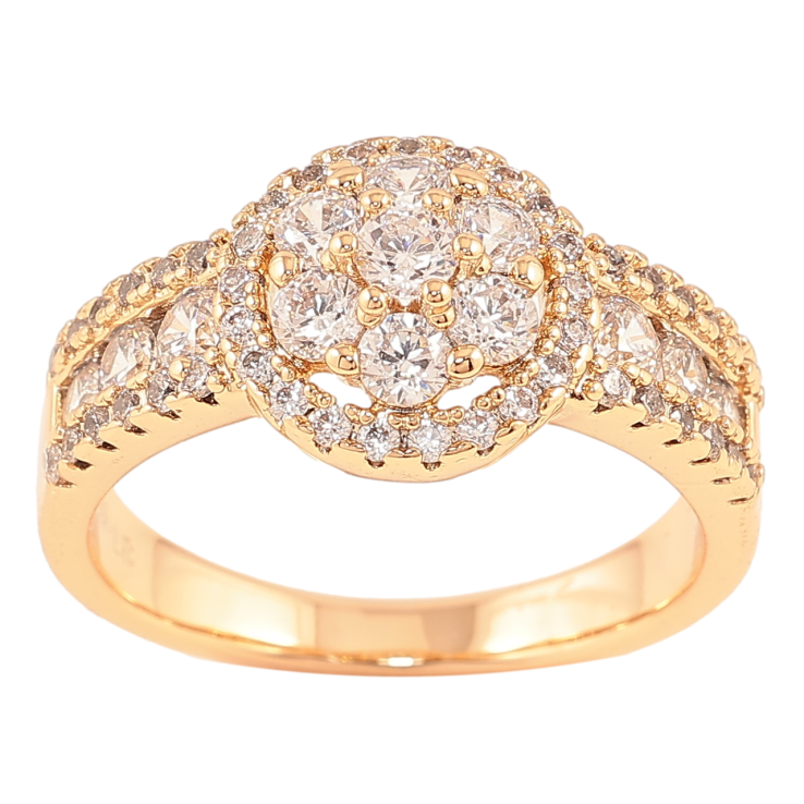 Каблучка Xuping Позолота 18K «Інкрустація цирконієм» фото №19 Каблучка Xuping Позолота 18K «Інкрустація цирконієм» фото №19