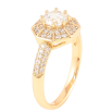 Каблучка Xuping Позолота 18K «Інкрустація цирконієм» фото №2 Каблучка Xuping Позолота 18K «Інкрустація цирконієм» фото №2