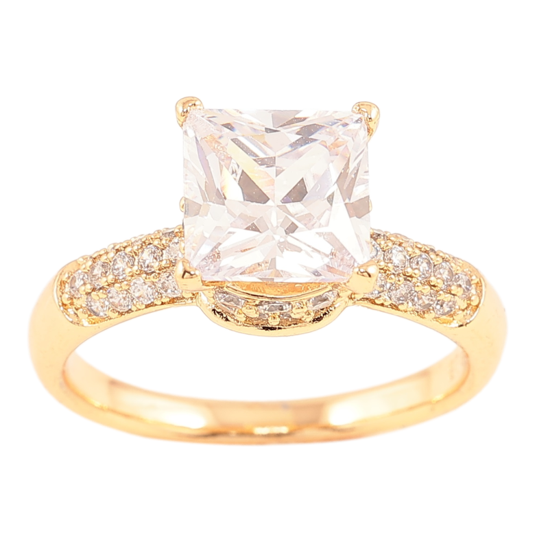 Каблучка Xuping Позолота 18K «Фіаніт з інкрустацією цирконієм» фото №20 Каблучка Xuping Позолота 18K «Фіаніт з інкрустацією цирконієм» фото №20