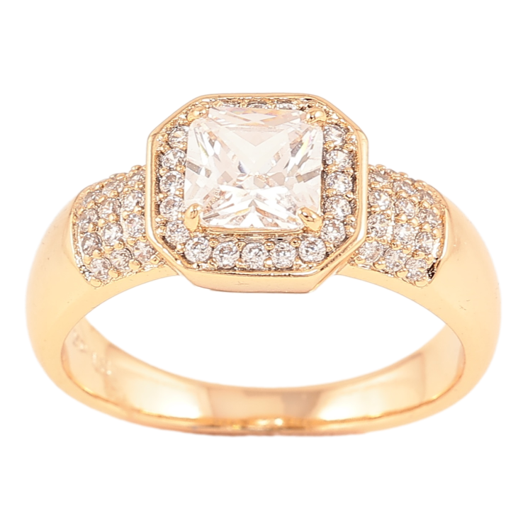 Каблучка Xuping Позолота 18K «Інкрустація цирконієм з фіанітом» фото №19