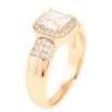 Каблучка Xuping Позолота 18K «Інкрустація цирконієм з фіанітом» фото №2