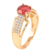 Каблучка Xuping Позолота 18K «Інкрустація цирконієм з червоним фіанітом» фото №2 Каблучка Xuping Позолота 18K «Інкрустація цирконієм з червоним фіанітом» фото №2