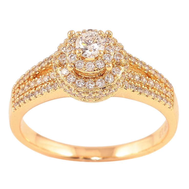 Каблучка Xuping Позолота 18K «Інкрустація цирконієм» фото №23