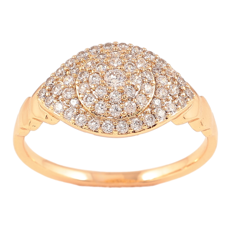 Каблучка Xuping Позолота 18K «Інкрустація цирконієм» фото №17