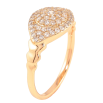 Кольцо Xuping Позолота 18K Инкрустация цирконием фото №2 Кольцо Xuping Позолота 18K Инкрустация цирконием фото №2