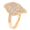 Каблучка Xuping Позолота 18K «Мушля з інкрустацією цирконієм» фото №2