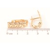 Серьги Xuping Позолота 18K английский замок Узор сердечки фото №2