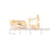 Серьги Xuping Позолота 18K английский замок Узор из дорожек циркония фото №2