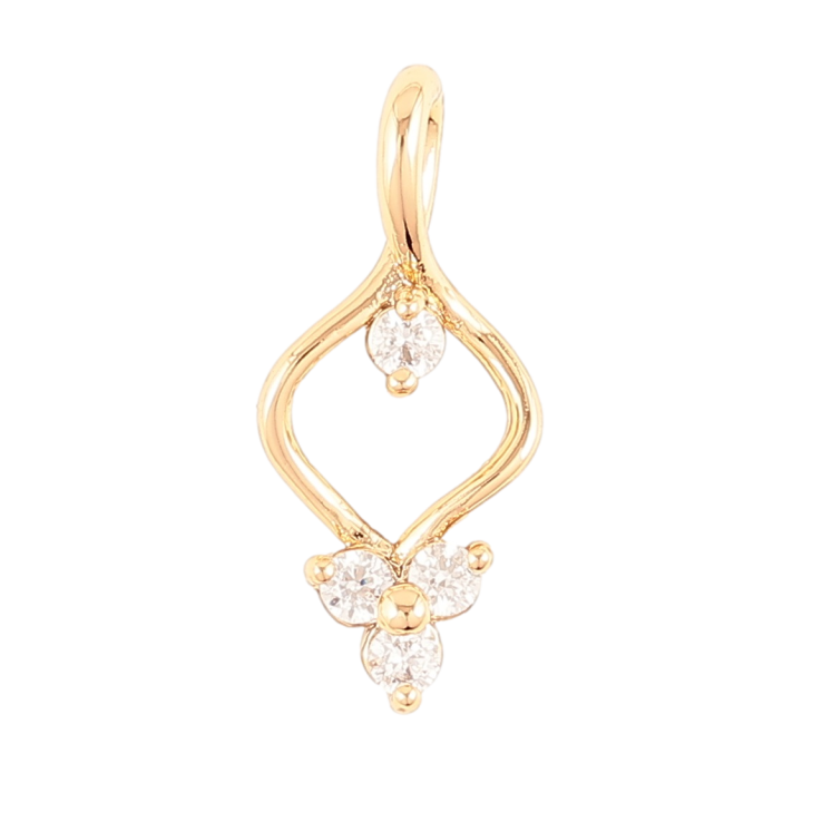 Кулон Xuping Позолота 18K Узор с цирконием для цепочки до 2мм фото №22 Кулон Xuping Позолота 18K Узор с цирконием для цепочки до 2мм фото №22