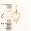 Кулон Xuping Позолота 18K Узор с цирконием для цепочки до 2мм фото №2 Кулон Xuping Позолота 18K Узор с цирконием для цепочки до 2мм фото №2