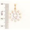 Кулон Xuping Позолота 18K «Фіаніт з промінчиками цирконію» для ланцюжка до 5мм фото №2