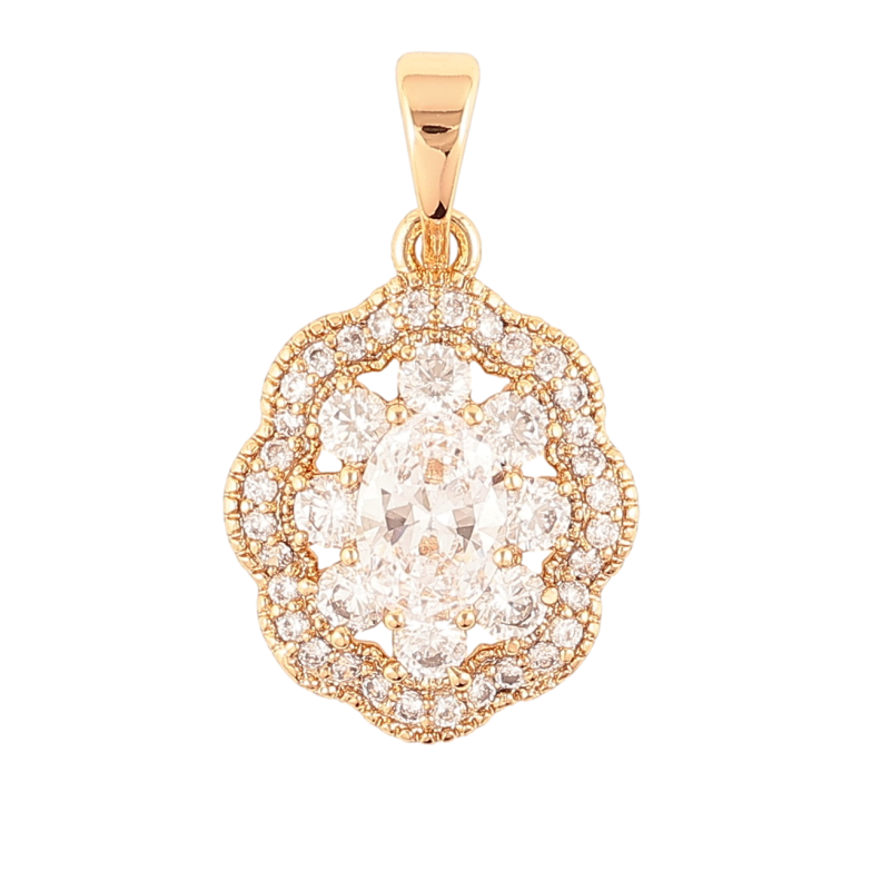 Кулон Xuping Позолота 18K «Інкрустація цирконієм» для ланцюжка до 5мм фото №5