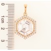 Кулон Xuping Позолота 18K «Кришталевий шестикутник» для ланцюжка до 6мм фото №2 Кулон Xuping Позолота 18K «Кришталевий шестикутник» для ланцюжка до 6мм фото №2