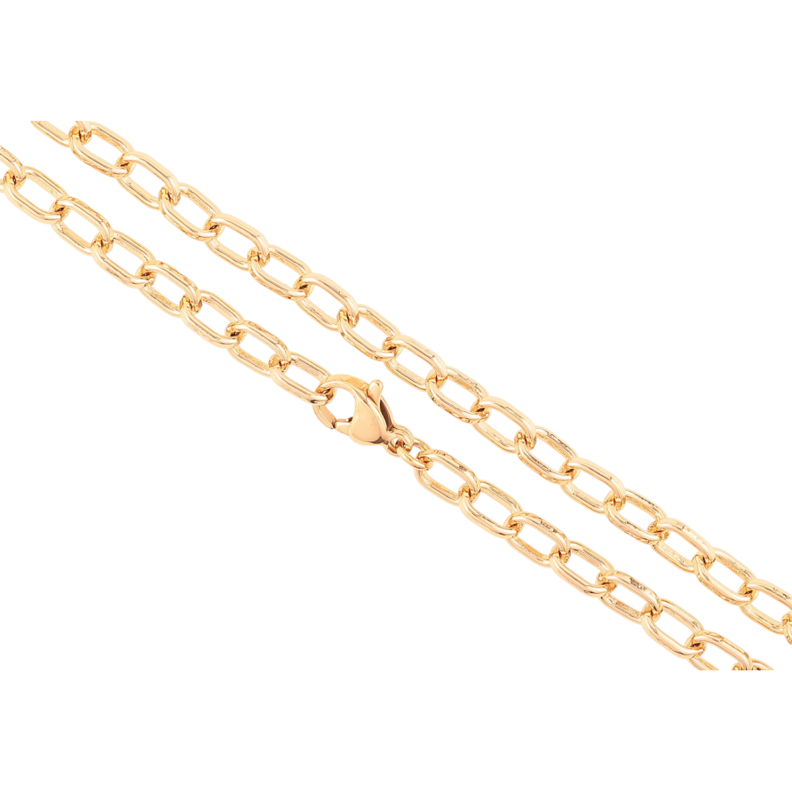Ланцюжок Xuping Позолота 18K «Плетіння Якірне» довжина 45см х 4мм фото №1 Ланцюжок Xuping Позолота 18K «Плетіння Якірне» довжина 45см х 4мм фото №1