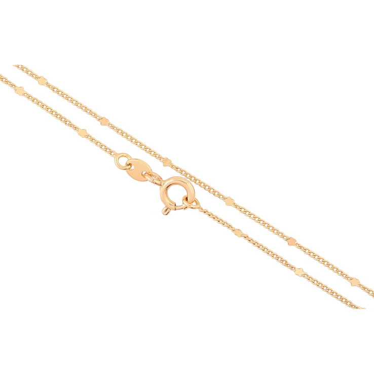 Цепочка Xuping Позолота 18K Плетение Панцирное с цветочками длинна 45см х 1мм фото №8 Цепочка Xuping Позолота 18K Плетение Панцирное с цветочками длинна 45см х 1мм фото №8