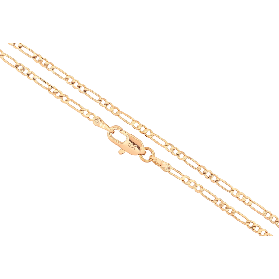 Цепочка Xuping Позолота 18K Плетение Фигаро длинна 44см х 2мм фото №1 Цепочка Xuping Позолота 18K Плетение Фигаро длинна 44см х 2мм фото №1