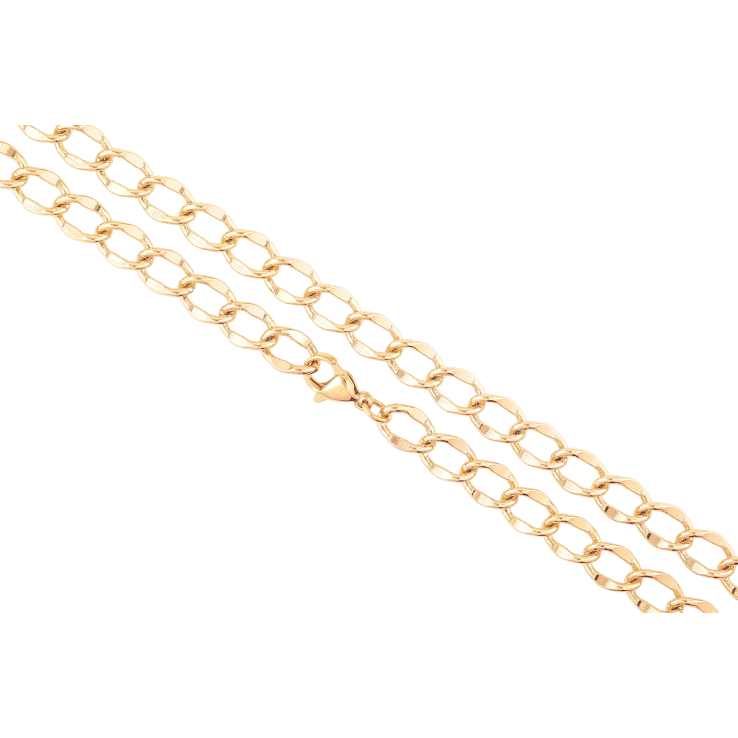 Ланцюжок Xuping Позолота 18K «Плетіння Панцирне декоративне» довжина 45см х 7мм фото №5