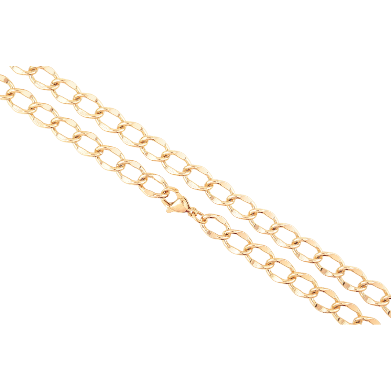 Ланцюжок Xuping Позолота 18K «Плетіння Панцирне декоративне» довжина 45см х 7мм фото №20 Ланцюжок Xuping Позолота 18K «Плетіння Панцирне декоративне» довжина 45см х 7мм фото №20