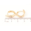 Серьги Xuping Позолота 18K колечки Узор с цирконием фото №2 Серьги Xuping Позолота 18K колечки Узор с цирконием фото №2
