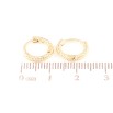 Серьги Xuping Позолота 18K колечки Декоративный узор фото №2 Серьги Xuping Позолота 18K колечки Декоративный узор фото №2